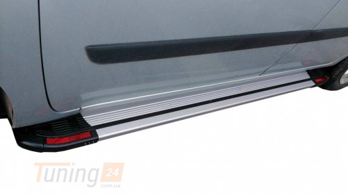Erkul Боковые пороги площадки из алюминия Rainbow для Mercedes-benz Citan W415 2012+ - Картинка 1