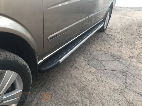 Erkul Боковые пороги площадки из алюминия Duru для Mercedes-benz Vito W639 2003-2010 - Картинка 1