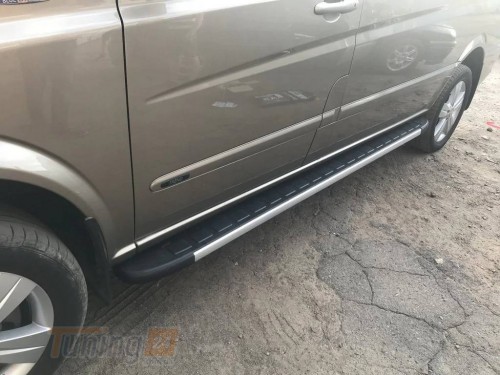 Erkul Боковые пороги площадки из алюминия Duru для Mercedes-benz Vito W639 2003-2010 - Картинка 2