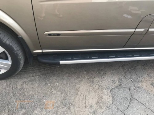 Erkul Боковые пороги площадки из алюминия Duru для Mercedes-benz Vito W639 2003-2010 - Картинка 3