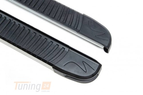 Erkul Боковые пороги площадки из алюминия Maya V1 для Ford Custom 2012+ - Картинка 3