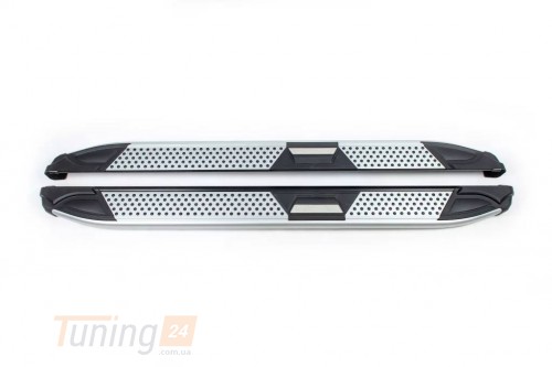 Erkul Боковые пороги площадки из алюминия Mevsim Grey для Mercedes-benz Citan W415 2012+ - Картинка 1