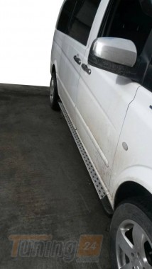 Omsa Бічні пороги майданчика з алюмінію DOT-Line для Mercedes-Benz Vito W639 2003-2010 - Зображення 1