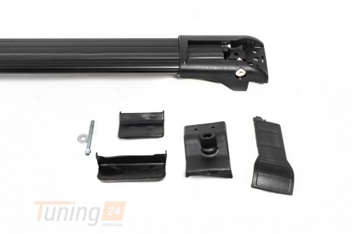 Erkul Перемычки на обычные рейлинги под ключ WingBar V1 для BMW X6 E71 2008-2014 (черные) - Картинка 2