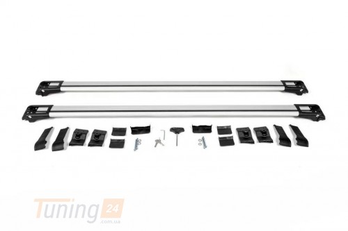 Erkul Перемички на рейлінги під ключ WingBar для Chevrolet Captiva 2013-2018 (сірі) - Зображення 1