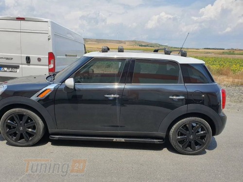 Erkul Перемычки на интегрированые рейлинги под ключ для Mini Cooper COUNTRYMAN (R60) 2010-2016 (черные) - Картинка 2