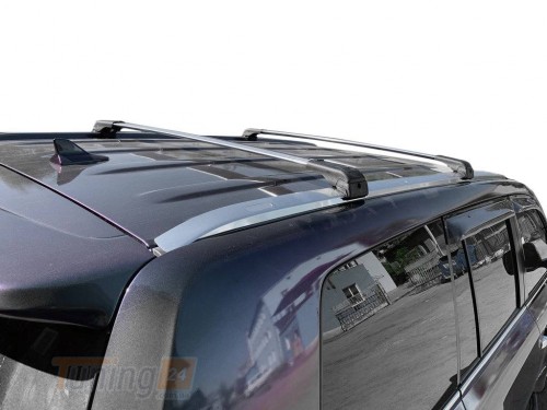 Erkul Перемычки на интегрированые рейлинги WingBar 2016 для Lexus LX 450d 2015+ (серые) - Картинка 3