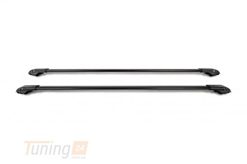 Erkul Перемычки на рейлинги под ключ WingBar для Mitsubishi Pajero Wagon IV 4 2014+ (черные) - Картинка 1