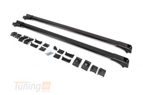 Erkul Перемички на рейлінги без ключа Flybar V1 для BMW X5 E53 1999-2006 (чорні) - Зображення 1