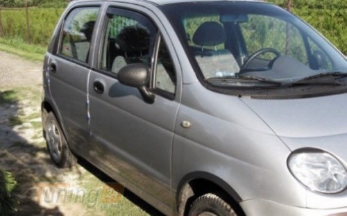 Max chrome Накладки на арки для Daewoo Matiz 1998-2008 из нержавейки 4шт Черные - Картинка 1