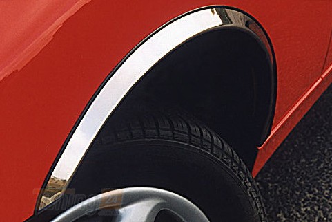 Max chrome Хром накладки на арки для Dacia Logan MCV 2012-2014 из нержавейки 4шт - Картинка 1