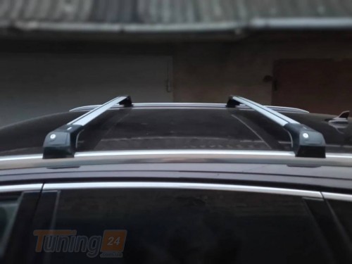 Erkul Перемычки на на интегрированые рейлинги WingBar для Audi Q7 2015-2020 (серый) - Картинка 2