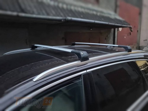 Erkul Перемычки на на интегрированые рейлинги WingBar для Audi Q7 2020+ (серый) - Картинка 1