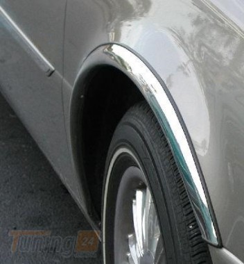 Max chrome Хром накладки на арки для Mercedes CLK W208 1997-2002 из нержавейки 4шт - Картинка 3