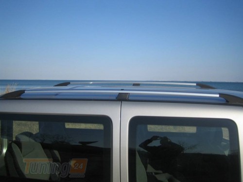 Digital Designs Рейлинги на крышу Хром для Fiat Doblo II 2005-2010 (Стандартная база, Пластиковые ножки) - Картинка 4