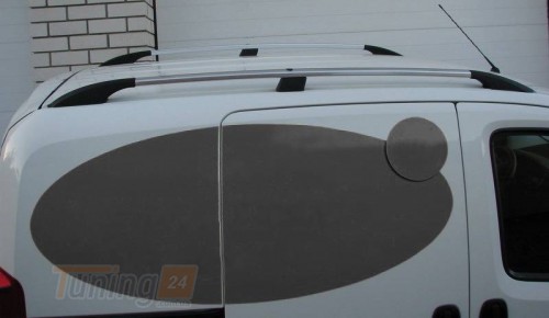 Digital Designs Рейлинги на крышу ХРОМ для Peugeot Bipper 2008+ (Пластиковые ножки) - Картинка 1