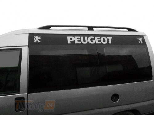Digital Designs Рейлинги на крышу Черные для Peugeot EXPERT 1995-2007 (Длинная база, Пластиковые ножки) - Картинка 1