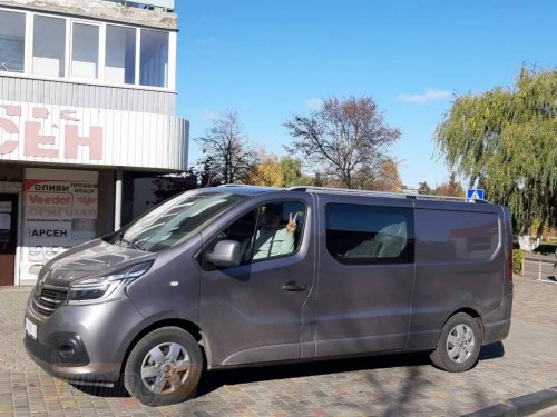 Erkul Рейлінги на дах Skyport (сірі) для Fiat Talento 2016 (Довга база) - Зображення 4