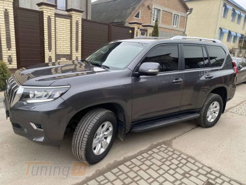 NIKEN Рейлинги на крышу Оригинал Серые для Toyota Land Cruiser Prado 150 2018+ - Картинка 3