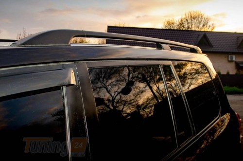 NIKEN Рейлинги на крышу оригинальный дизайн Black для Toyota Land Cruiser 200 2007-2012 - Картинка 1