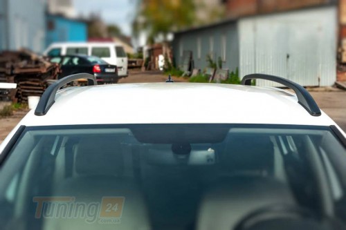 Omsa Рейлинги на крышу OmsaLine Solid (черные) для Volkswagen Golf 7 2012-2020 - Картинка 3