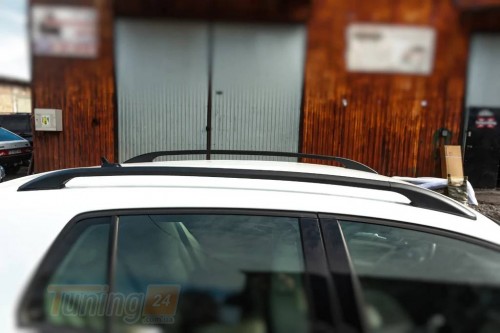 Omsa Рейлинги на крышу OmsaLine Solid (черные) для Volkswagen Golf 7 2012-2020 - Картинка 5
