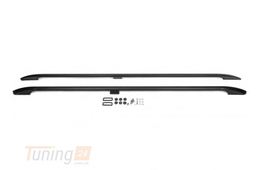 Omsa Рейлинги на крышу OmsaLine Solid (черные) для Ford Custom 2012+ ( короткая база) - Картинка 1