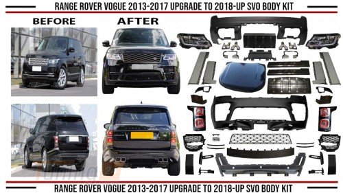 DD-T24 Тюнинг комплект рестайлинга (в SVO 2019+) на Land rover Range Rover IV L405 2014-2021 - Картинка 1