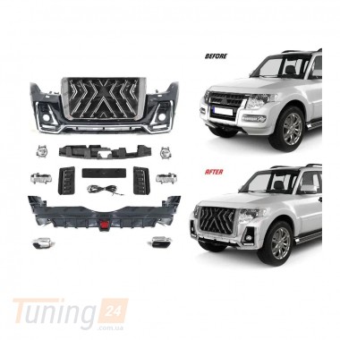 DD-T24 Комплект обвесов Black Hawk на Mitsubishi Pajero Wagon IV 4 2014+ - Картинка 1