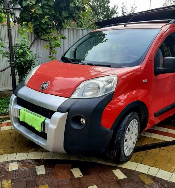 DD-T24 Передняя губа Emotion (под покраску) на Fiat Qubo 2008+ - Картинка 2