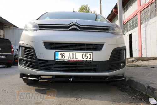 DD-T24 Передняя лип юбка (ABS) на Peugeot Traveller 2016+ - Картинка 3