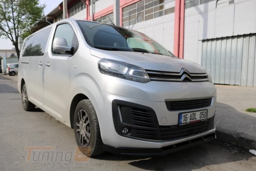 DD-T24 Передняя лип юбка (ABS) на Peugeot Traveller 2016+ - Картинка 4