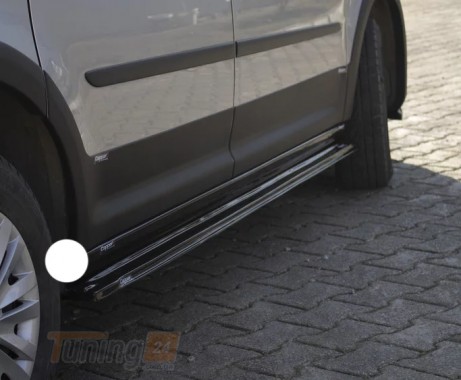 DD-T24 Накладки на боковые пороги EuroCap (черные) на Volkswagen Caddy 3 2010-2015 - Картинка 2