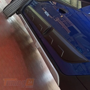 DD-T24 Накладки на боковые пороги EuroCap (2 шт, серые) на Dacia Duster 2018+ - Картинка 2