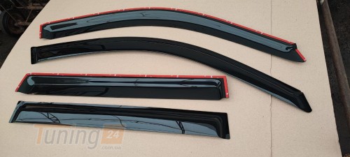 HIC Ветровики на Ford Ranger Double cab/ T6 / T7 2011-2015 - Картинка 1