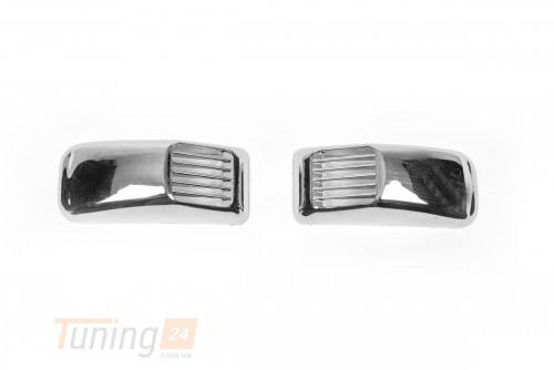 Carmos Хром решетка на повторители поворота для Lifan X60 2011-2015 из ABS-пластика Прямоугольник 2шт - Картинка 1
