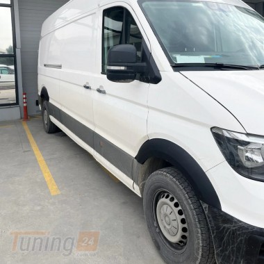 DD-T24 Накладки на арки широкие (4 шт, черные) на Volkswagen Crafter 2016+ - Картинка 1