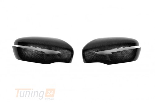 DD-T24 Накладки на зеркала под карбон (2 шт., пласт.) на Nissan X-Trail T32 2014-2020 - Картинка 4