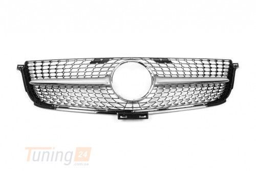 DD-T24 Тюнинг решетка радиатора (Diamond, Без камеры) на Mercedes ML сlass W166 2011-2015 - Картинка 3