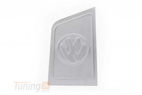 Carmos Хром накладка на лючок бензобака для Volkswagen T5 рестайлинг 2010-2015 нерж с лого - Картинка 2