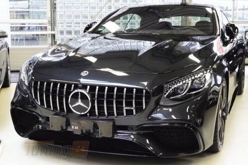 DD-T24 Решетка радиатора BRB (для COUPE S63) на Mercedes S-class C217 Coupe 2014-2018 - Картинка 1