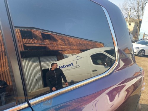 1234 Upgrade Хром молдинги на уголки заднего стекла для Lexus LX570 2012-2015 2шт - Картинка 1