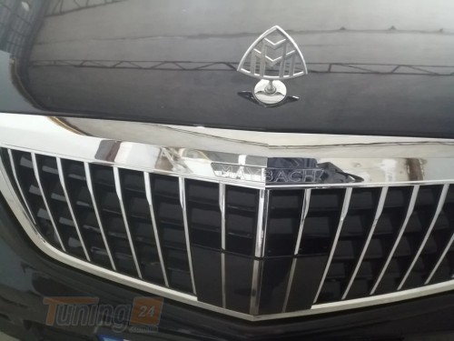 DD-T24 Передняя решетка Maybach V2 на Mercedes S-сlass W221 2005-2013 - Картинка 2