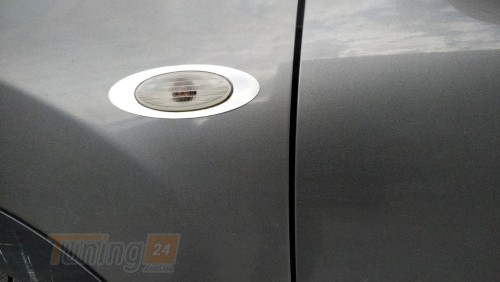 Carmos Хром окантовка поворотников для Nissan Qashqai 2010-2014 из нержавейки 2шт - Картинка 3