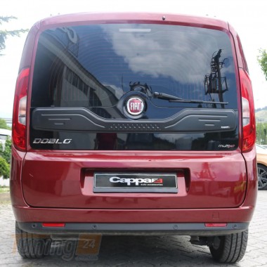 DD-T24 Накладка на кришку багажника (ABS) Fiat Doblo III 2010  - Зображення 3