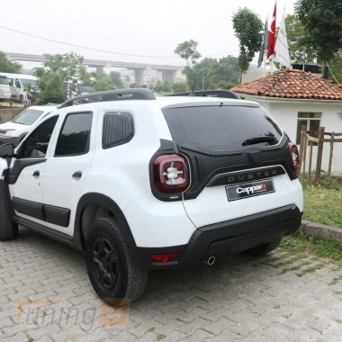 DD-T24 Пластиковая накладка на крышку багажника (3 детали) на Renault Duster 2018+ - Картинка 2