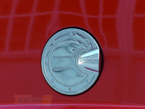 Omsa Хром накладка на лючок бензобака для Fiat Doblo II 2005-2010 из нержавейки - Картинка 5