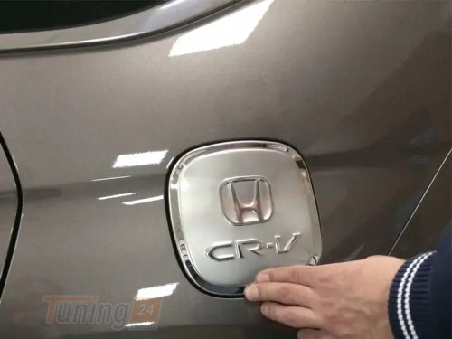 Libao Хром накладка на лючок бензобака для Honda CR-V 2012-2016 из ABS-пластика - Картинка 3