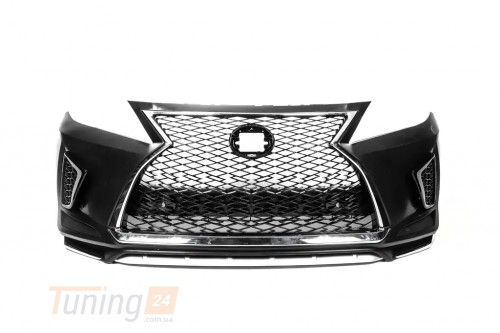 DD-T24 Передний бампер (дизайн F-Sport 2021, LED фарами дизайн 2021) на Lexus RX 3 AL10 2009-2015 - Картинка 2