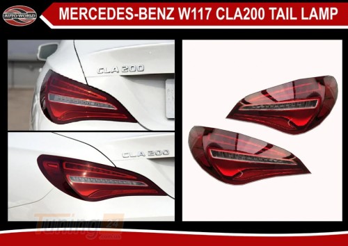 DD-T24 Задние фонари (2 шт) на Mercedes-benz CLA C117 2013-2019 - Картинка 2